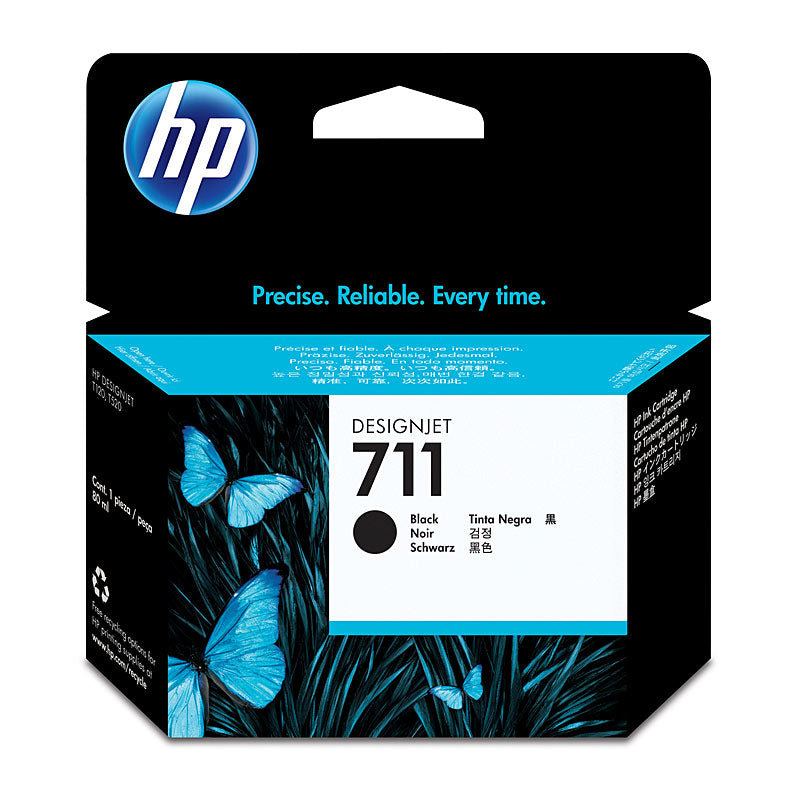 HP711 80ml Genuine Black Ink Cartridge